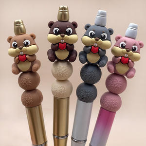 Cuentas de Silicona 3D con Forma de Animales, Divertidas Cuentas de Silicona con Dibujos Animados para Dientes de Bebé, Venta al por Mayor - Product Image 3