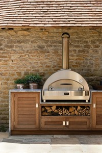 VERMONHOUZZ Mobili da Cucina Moderni in Legno Massello per Uso Esterno Sotto Tettoia - <span class=keywords><strong>Isola</strong></span> da Patio di Lusso con Finitura in Legno Naturale - Product Image 6