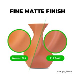 Filament d'impression 3D en PLA bois de bambou original en gros pour <span class=keywords><strong>Bambulab</strong></span> X1/X1C/P1S/<span class=keywords><strong>P1P</strong></span>/A1/A1 MINI/AMS, texture bois véritable - Product Image 6