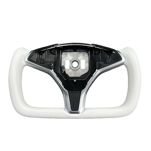 Volant de direction en fibre de carbone personnalisable pour <span class=keywords><strong>Tesla</strong></span> Model S Volant de direction 2014 2015 2016 2017 2018 2019 - Product Image 3