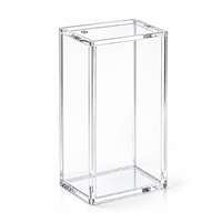 Boîtier de présentation vertical magnétique en acrylique transparent de 6 mm, personnalisé OEM/ODM, pour cartes TCG, rangement de boîtes de boosters, organisateur de collection, vente au détail