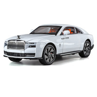 Modèle de voiture en métal Rolls-Royce Spectre Street Version à l'échelle 1:24, pièce de présentation, jouet haut de gamme pour enfants, vente en gros, dropshipping