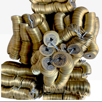 Pièces de monnaie en bronze d'argent Feng Shui chinois vieux Fengshui cuivre rond pièce porte-bonheur à vendre