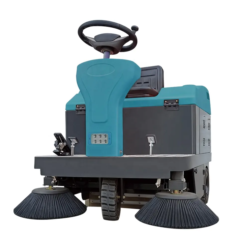Factory Price Commercial Epoxy Marble Tile Sweeper Broom Machine For Industrial Warehouse Floor Sweeper