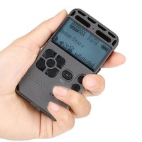 Enregistreur vocal numérique de haute qualité 8 Go avec verrouillage par touche, enregistrement téléphonique, affichage en temps réel et lecteur MP3