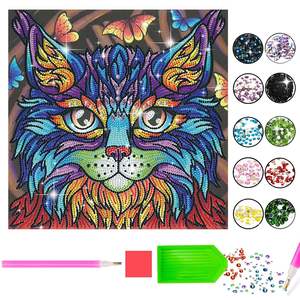 At 5D özel şekil elmas sanat kitleri, yetişkinler için Unicorn elmas boyama kitleri, kedi kristal Rhinestones elmas boyama kitleri - Product Image 3