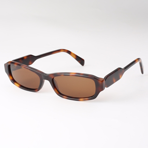 Gafas de sol de acetato estrechas para mujer en stock, montura completa de tortuga, protección UV400 - Product Image 5