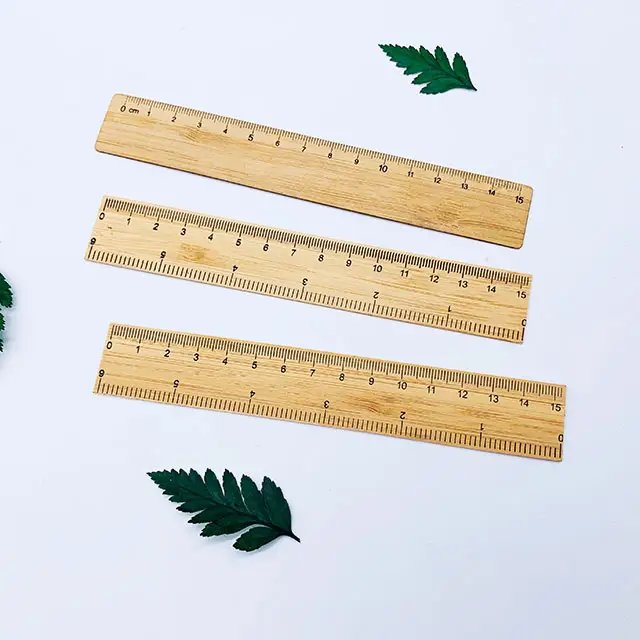 Hot 15 centimetri materiali di protezione ambientale romanzo prodotti di bambù righello di studente