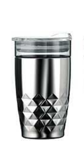 Cốc Giữ Nhiệt Cà Phê Bằng Thép Không Gỉ Hai Lớp 12Oz Với Chèn Thủy Tinh Borosilicate - Product Image 4