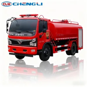 Camion de pompiers Dongfeng 4×2 avec réservoir d'eau de 7000 L, pour la lutte contre les incendies et la pulvérisation, destiné aux secours municipaux d'urgence, à vendre - Product Image 3
