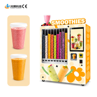 Distributeur automatique de smoothies frais, multifonctionnel, convivial, professionnel, nouveau design, usage commercial, vente au détail