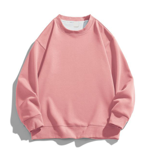 Mossy Women's Sweatshirt 350g Pure Cotton Loose Fit Crew Neck Solid Color <b>Japanese</b> Korean Style Autumn Winter Wear - Product Image 2