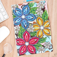 5D diamant peinture cahier bricolage Figures religieuses fleur A5 journal livre cadeau spécial en forme de diamant broderie carnet de notes