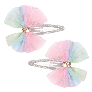 Venta al por Mayor de Lindos Pasadores para el Cabello para Niños, Accesorios para el Cabello, Lazos, Arcoíris, Unicornio, Corazón, Brillantina Colorida, Juego de Pinzas para el Cabello - Product Image 2