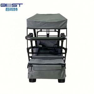 Couleurs et tailles personnalisées Chariot utilitaire extérieur pliable léger en acier inoxydable Chariot de camping Auvent supérieur supporté par l'OEM - Product Image 4
