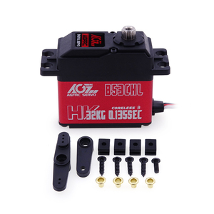 Moteur sans noyau AGFrc à engrenages en acier, 32 kg-cm, haute puissance, numérique, pour camions/avions RC 1/10 - Product Image 5