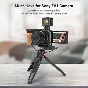 Carcasa Ligera de Aleación de Aluminio <span class=keywords><strong>SmallRig</strong></span> para Sony ZV1, para Vlogging con Trípode, Compatible con 2938 - Product Image 3