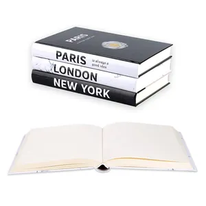 Custom Blank Paper Decor Book Hardcover Decorative Book Printing for Coffee Table