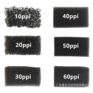 Black Filter Cotton Custom Made Air <b>Water</b> Filtration Media For Aquarium Purification - Product Image 2