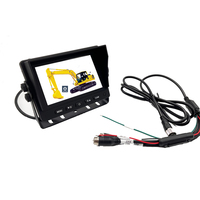 JPM-506 monitor dasbor truk profesional 5 inci, Monitor kamera cadangan HD 5 inci hanya layar tampilan belakang mundur