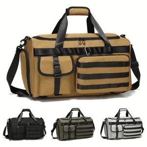 Custom Tactical Duffle Bag for Sport & <b>Gym</b>: Travel Workout Bag with Shoe Compartment, Perfect Weekender <b>Tote</b> - Product Image 4