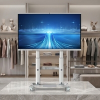 Tableaux interactifs numériques intelligents pour l'enseignement scolaire, écrans plats interactifs LCD 4K Android/Windows avec fonction tactile au doigt, tailles 55, 65, 75, 85, 86, 98, 110 pouces