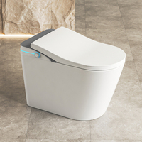 Toilette siphonique en céramique au sol couleur blanche toilette en porcelaine une pièce