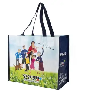 Best Quality Laminated Fabric Printed Sacks Shopping Pp Woven Bag