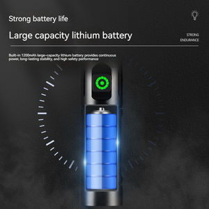 Lampe de poche extérieure à zoom rétractable en alliage d'aluminium Lampe de poche COB avec lumière latérale - Product Image 5