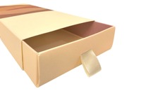 Emballage de tiroir pour chaussures et sous-vêtements, personnalisé, haut de gamme, écologique, biodégradable, avec insert en éponge, portable, avec poignée en ruban