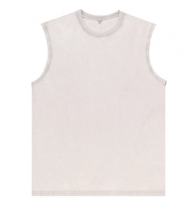 Débardeur vintage lavé pour homme, tendance, style streetwear, ample, décontracté, sport, sans manches - Product Image 2