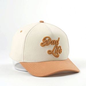 Casquette de baseball structurée à cinq panneaux avec logo personnalisé brodé, 100 % coton, pour le sport, vente en gros - Product Image 3