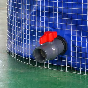 Nhà Sản Xuất Dễ Dàng Thiết Lập Linh Hoạt Cá Farming Tank PVC Fish Tank Cho Cá Ăn