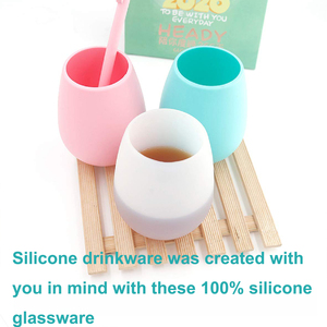Verre à vin pliable incassable en silicone pour le camping, 400 ml, tasses à vin anti-choc - Product Image 5