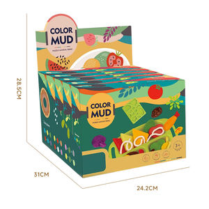 Ensemble de pâte à modeler éducative non toxique et colorée pour enfants, avec outils de modelage pour aliments et repas, pour jeu d'imitation et bricolage - Product Image 6
