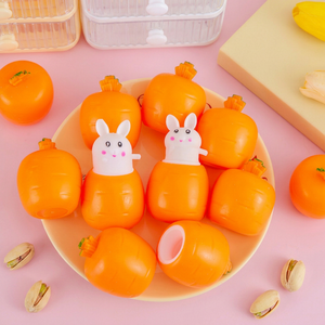 Hongxiaoer HR23-1013 Carrot Rabbit Pinch Music Decompression Squeeze Toy Net Red Explosion Radish Youth Wholesale - Product Image 1