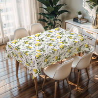 Nappe rectangulaire en PVC texturé RNPT pour cuisine, salle à manger et maison