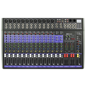 Mezcladora de audio profesional BX2 de 10, 12 y 16 canales con reproductor de MP3 y procesador de 16 efectos para presentaciones en escenario - Product Image 1