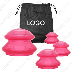 Set terapi bekam Anti selulit, cangkir pijat silikon, cangkir hisap vakum untuk selulit nyeri otot, titik pemicu penghilang rasa sakit - Product Image 4