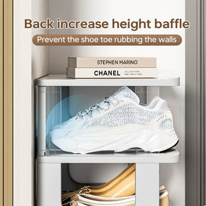 HAIXIN Porte-chaussures pliable Organisateur de stockage anti-poussière Grands supports pour sécher les chaussures - Product Image 3