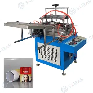 New technology paper core labeling machine semi automatic with most cost effective