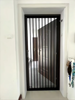Porte pliante en aluminium Home King Kong Mesh, design moderne, ignifuge, lavable, anti-moustiques, anti-griffures pour animaux, robuste, durable, garantie 5 ans