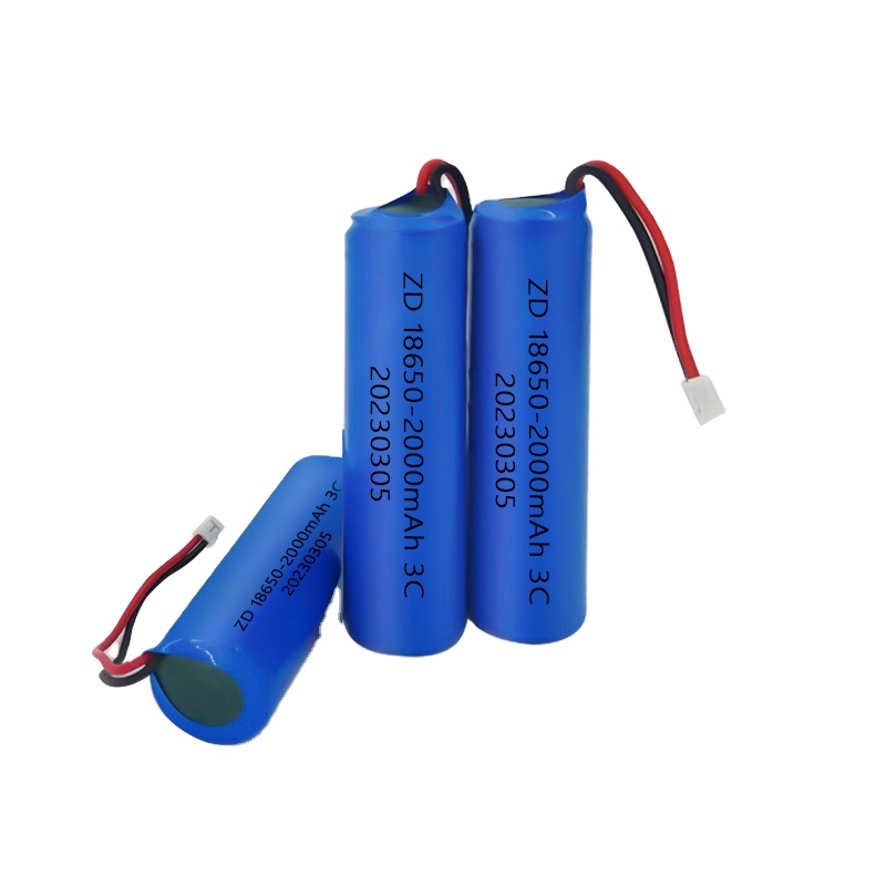 Reusable Recharge 18650 Battery 3.7V Lithium-ion Batteries 2000MAH Suitable for small electrical appliances