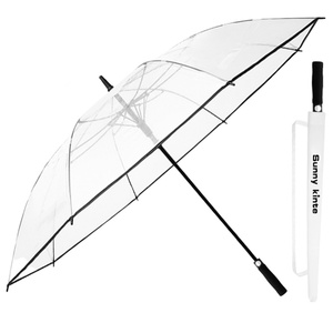 Heavy Duty Windproof Transparent Golf <b>Umbrella</b> 60 Inch Automatic Open Double Canopy for Golf Club Hotel Resort Souvenir - Product Image 1