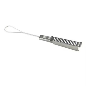 Serre-câble en acier inoxydable pour fibre optique, tendeur à crochet en J, pince de tension pour câble plat FTTH - Product Image 2