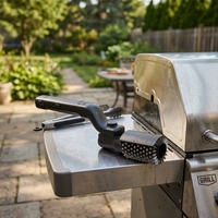 Brosse de nettoyage électrique rotative sans fil rechargeable à angle réglable avec long manche, écologique, résistante à la chaleur et lavable au lave-vaisselle