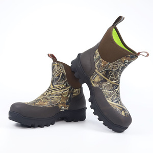 Yl383 tùy chỉnh ngoài trời không thấm nước cao su Neoprene săn bắn người đàn ông của mắt cá chân mưa khởi động - Product Image 2