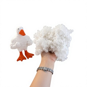 Rembourrage de coussin de canapé et oreiller en polyester recyclé 7D 100 % éco-responsable, haute résilience, creux, conjugué et siliconé, pour la filature - Product Image 1