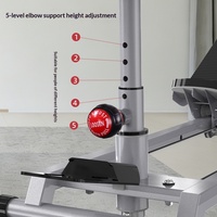 Machine d'escalade commerciale, simulateur d'escalier, cadre en acier, équipement de fitness multifonctionnel pour la randonnée et le cardio, vente en gros