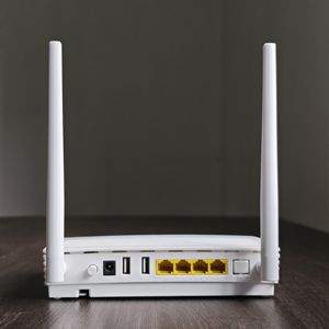 Módem ONT XPON Ultra Estable, Red de Fibra Óptica, AC1200 WiFi5, 4GE+2USB+2.4G&5G con 2 Antenas - Product Image 1